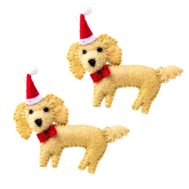Ensemble de 2 figurines Labradoodle