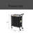 Washing Cart, Drum Washing Basket With Wheels -114L Large Capacity Heavy-Duty Washing Cart-123040125