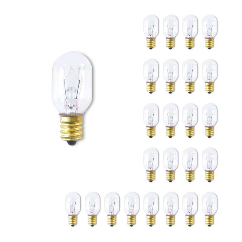 15 Watt T7 Dimmable Incandescent Light Bulb Base, E12