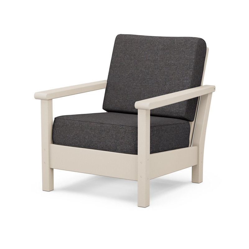 Chaise à assise profonde Harbor, Ash Charcoal, Deep Sand