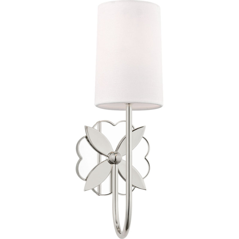 Spencer 14 Sconce, Polished Nickel