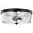 Grayson - Flush Mount - Matte Black Finish - Clear Ribbed Glass-715174736-715174737