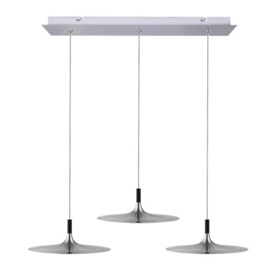 Luminaire suspendu conique à DEL 3 lumières Judi