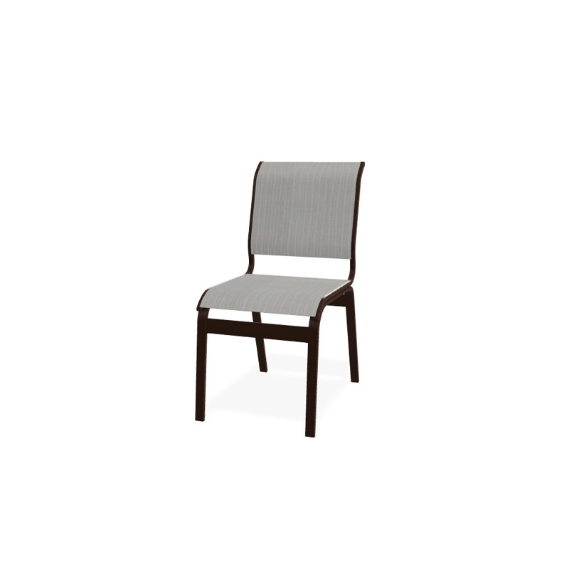 Chaise d'appoint de salle à manger Hiraku, Kona texturé, Amalfi