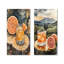 Cocktail téquila avec verre de pamplemousse I - art mural nourriture et boissons 2 pièces-1144948794-1144948799