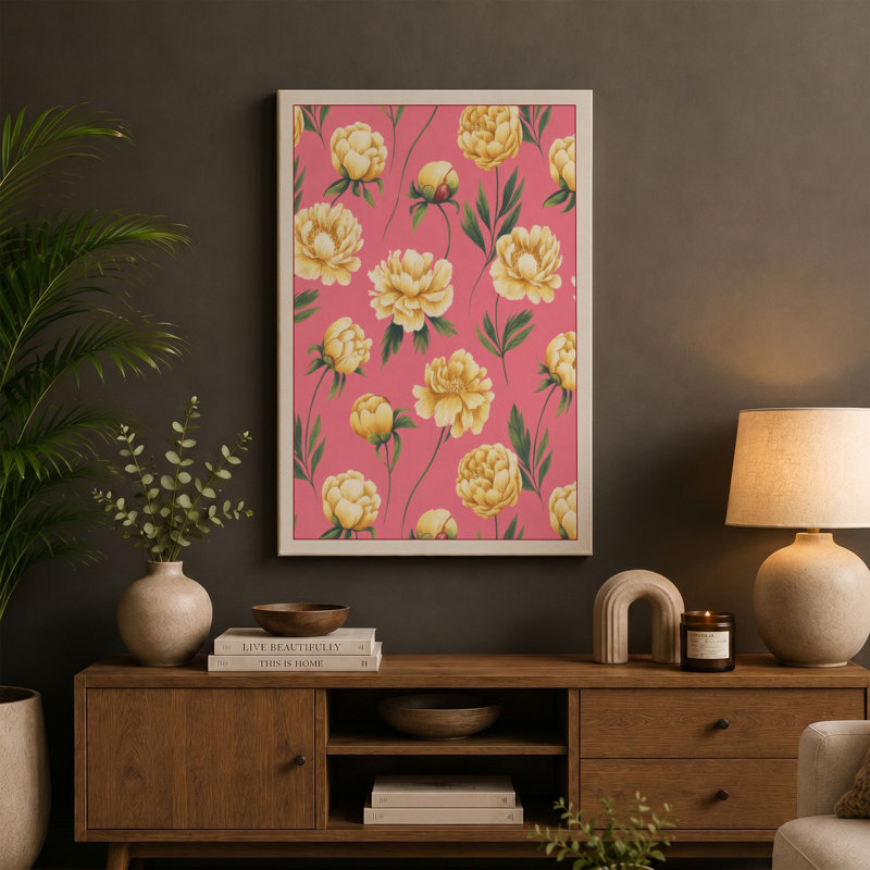 Print, 24x16 - 61.0 x 40.6 cm, Teal Border