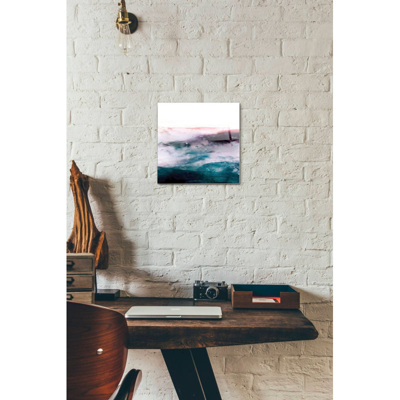 «Amethyst Vista I» par Victoria Borges, art mural en verre acrylique