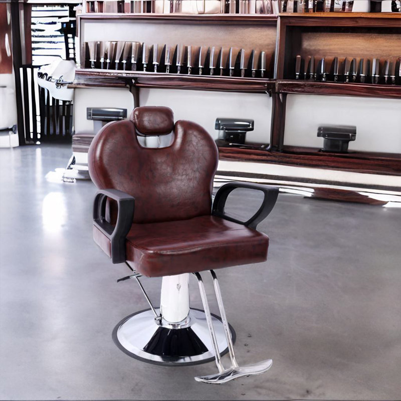 Fauteuil de barbier Beauty Shampoo , Brun