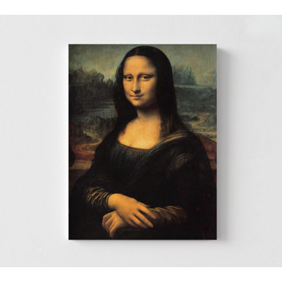 Mona Lisa By Leonardo Da Vinci, Da Vinci Wall Art, Classic Artwork House Decor, Mona Lisa Bathroom Decor, Female Portrait Wall Art