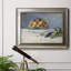 Nature morte avec pêche et raisin - Peinture sur toile encadrée-1468560797