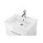 Meuble-lavabo mural en bois avec tiroirs doubles, système de fermeture en douceur, lavabo en céramique - créez un espace de salle de bain moderne et minimaliste!-115922332-115922331