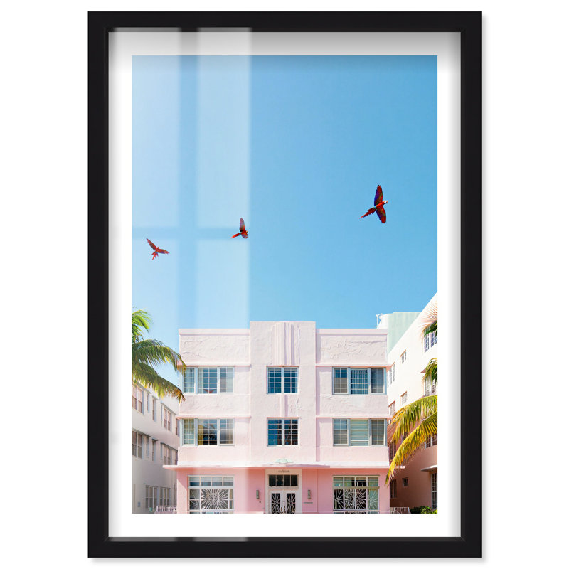 «Deco Dreams Aloft Shadowbox» par Notoriart, Noir, H 16 po x l 11 po