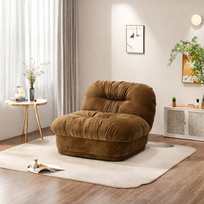 Chaise en chenille haute densité, sans accoudoirs