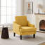 Fauteuil d'appoint rembourré en chenille Mordern And Chic Design-207484025