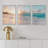 'Paradise' - 3 Piece Floter Frame Print Set on Canvas-556170855-646618345