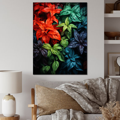«Herbs Basil Vibrance 5 - Floral Herbs», art mural