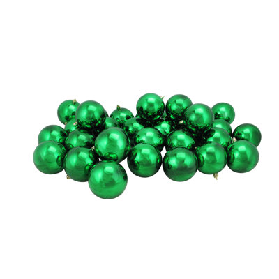 32ct Xmas Shatterproof Shiny Christmas Ball Ornaments