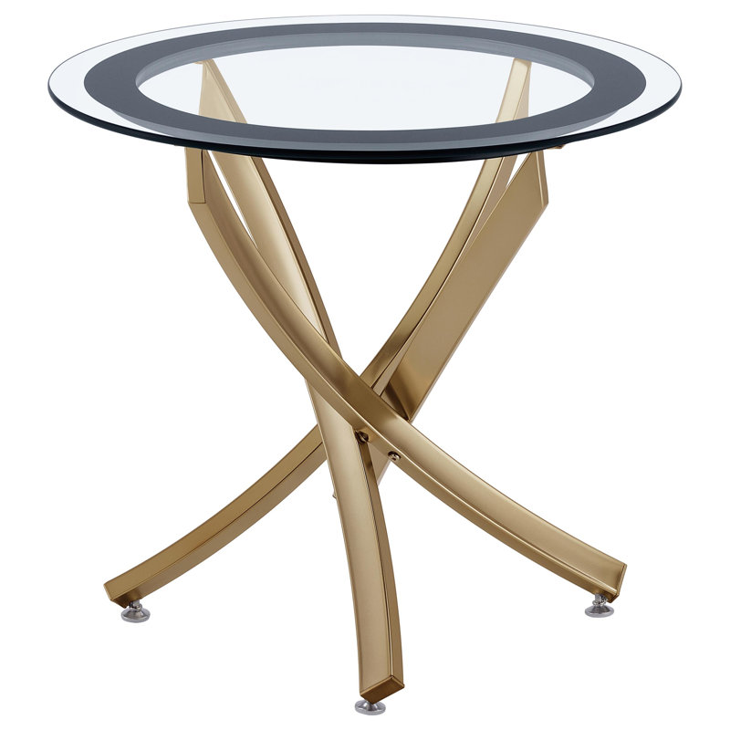 Table de bout Ehlert, Laiton rose