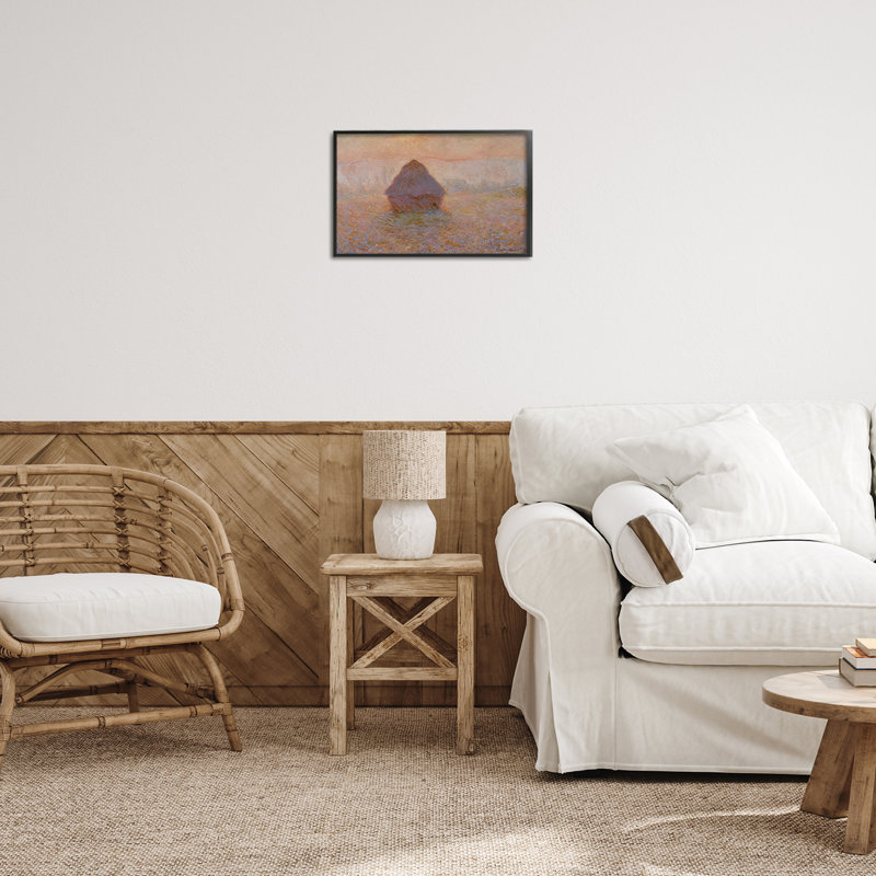 Giclée classique par Mon1000paintings, H 12 po x l 18 po, Giclée encadrée noir minuit