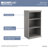 Modular Storage 21.38" W Closet System with Doors & Drawers-98678620
