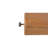 Acacia Wood Outdoor Club Chair With Wicker Armrest And Beige Cushions,400 Lbs Capacity