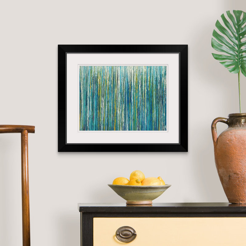 « greencicles », reproduction de photo, H 20 po x l 24 po x P 1 po, Cadre noir