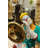 Benninger Clown Playing Instrument Statue