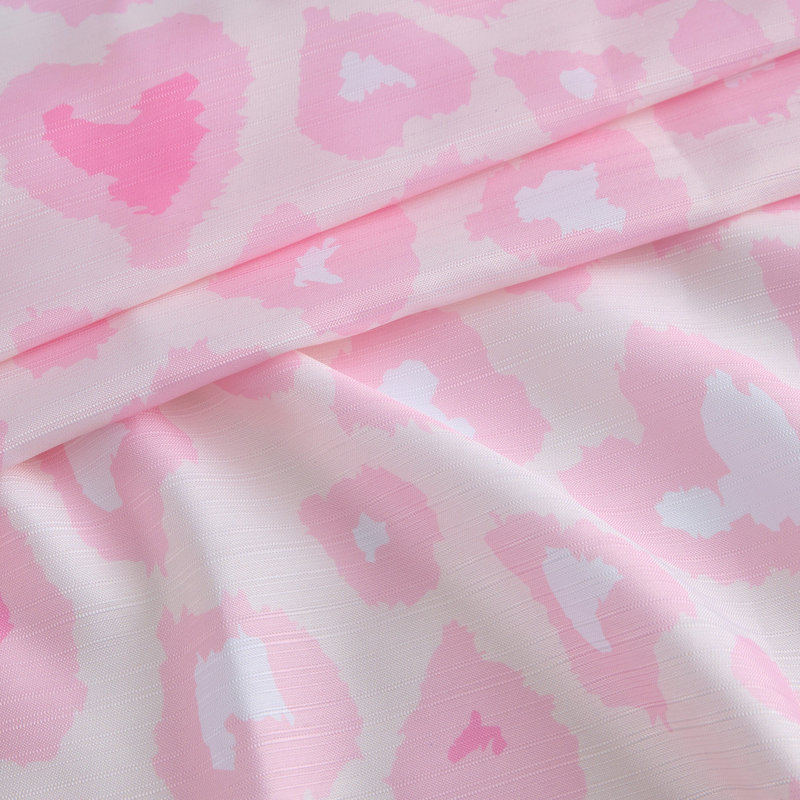 Ensemble de rideau de douche et crochets Betsey Johnson, Amoureux des animaux - rose