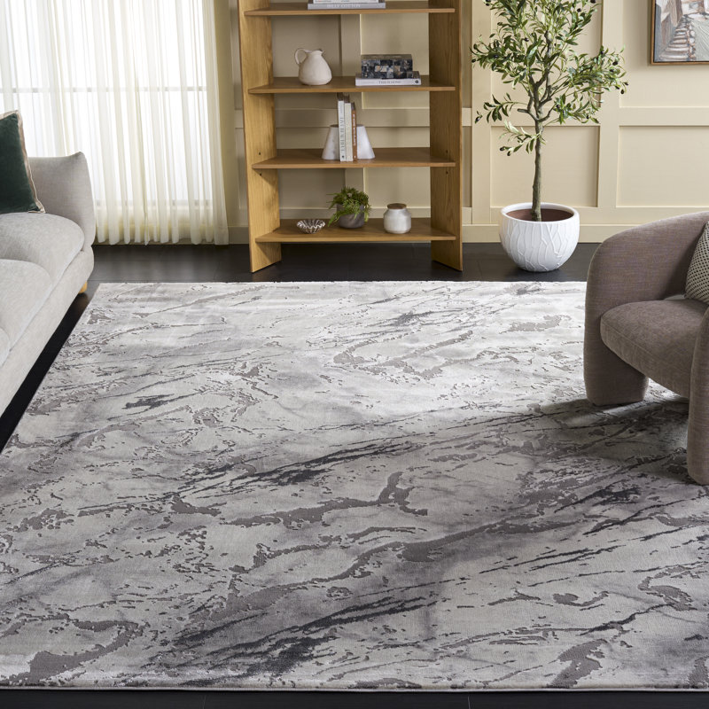 Hallie-May Performance Abstract Rug, Rectangle 8' x 10'