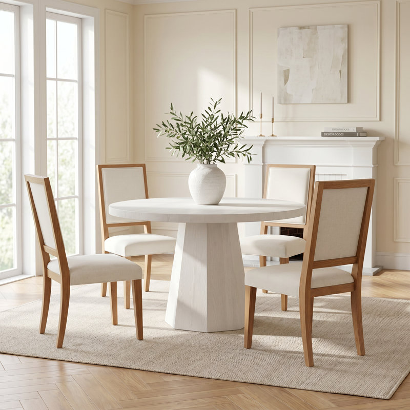 5 - Piece Extendable Solid Wood Dining Set