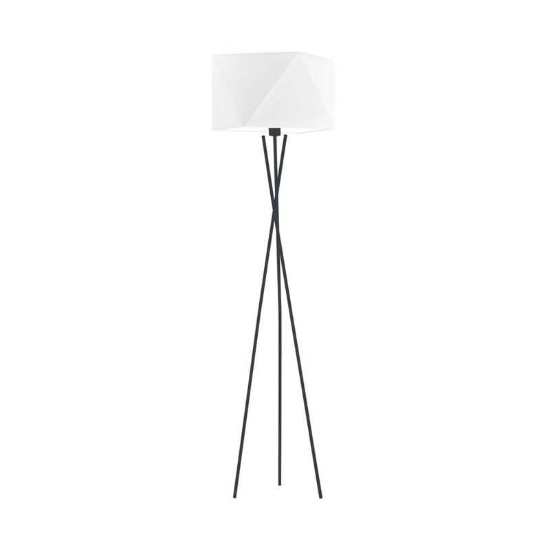 Ayane 163cm Tripod Floor Lamp, Black, White