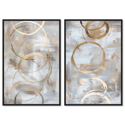 The Dunes Set Canvas Set of 2 Neutral Art by 
