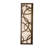 Fizz Deco Steel Flush Mounted Sconce