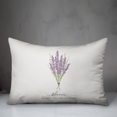  Bloom Where Planted Lumbar Pillow