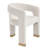 Modern Dining Chair Barrel Dining Chair Upholstered Dining Room Chair With Arm Comfy Accent Side Chair For Dining Room/Living Room-1409186951