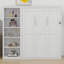 Lit escamotable mural avec tablettes Murphy-516781626-516781627
