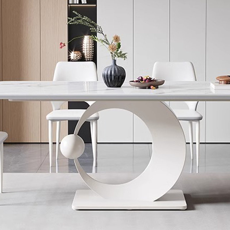 Table et chaise de luxe haut de gamme Light Light, Blanc