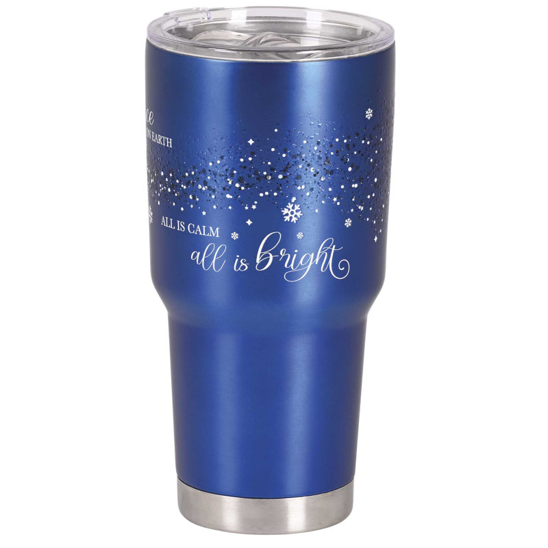 Gobelet de Noël bleu nuit silencieuse