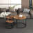 Jaqualine Solid Wood Top Nesting Coffee Table