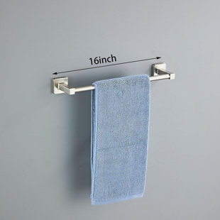 Bathroom Hardware Set 4 Pieces,Towel Bar Set Stainless Steel Wall Mounted, Includes 16In Hand Towel Bar, Towel Ring, Robe Towel Hooks,Toilet Paper Holder