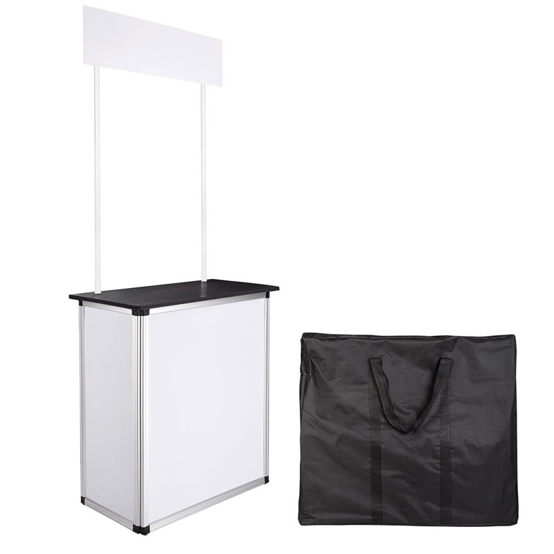 Table de comptoir promotionnelle autoportante