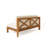 X-BACK LEFT CORNER BENCH, BEIGE