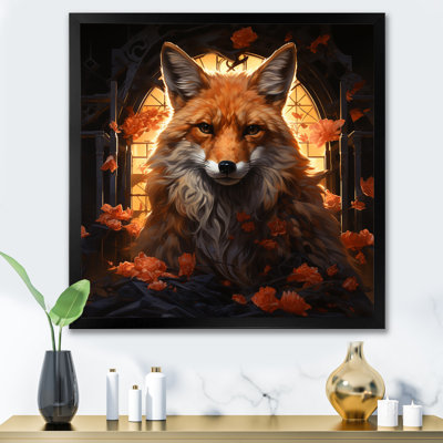 Photo de renard à Autuman III - renard, art mural