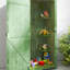 Remise de jardin 30 po x 21 po x 71 po, remise à outils avec tablettes, vert-116732463