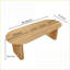 Table basse extensible en bois aggloméré - peu encombrante pour le salon, la salle à manger et Bureau, assemblage facile