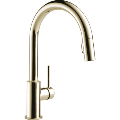 Trinsic Pull Down Sprayer Kitchen Sink Faucet, Single Handle Kitchen Faucet