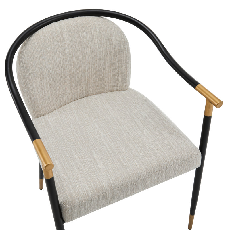 Chaises de salle à manger Jaquayla, Beige