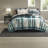 Comfortable Microfiber 7 Pcs Bedding Sets With Plaid Design For Home Decor