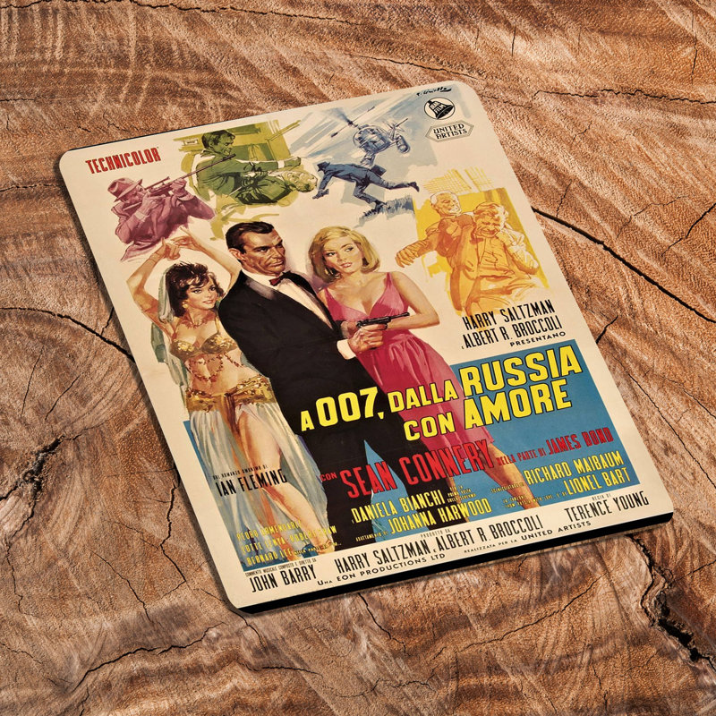 Entertainment Wall Decor on Metal, 20 cm H x  15 cm W