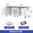 Furniture Style Double Cat Litter Box Enclosure with Scratching Pad and Hooks-1600488662-1602629615